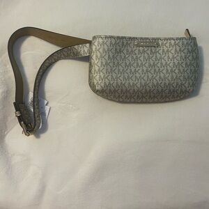 Michael Kors Gold Logo Belt Bag